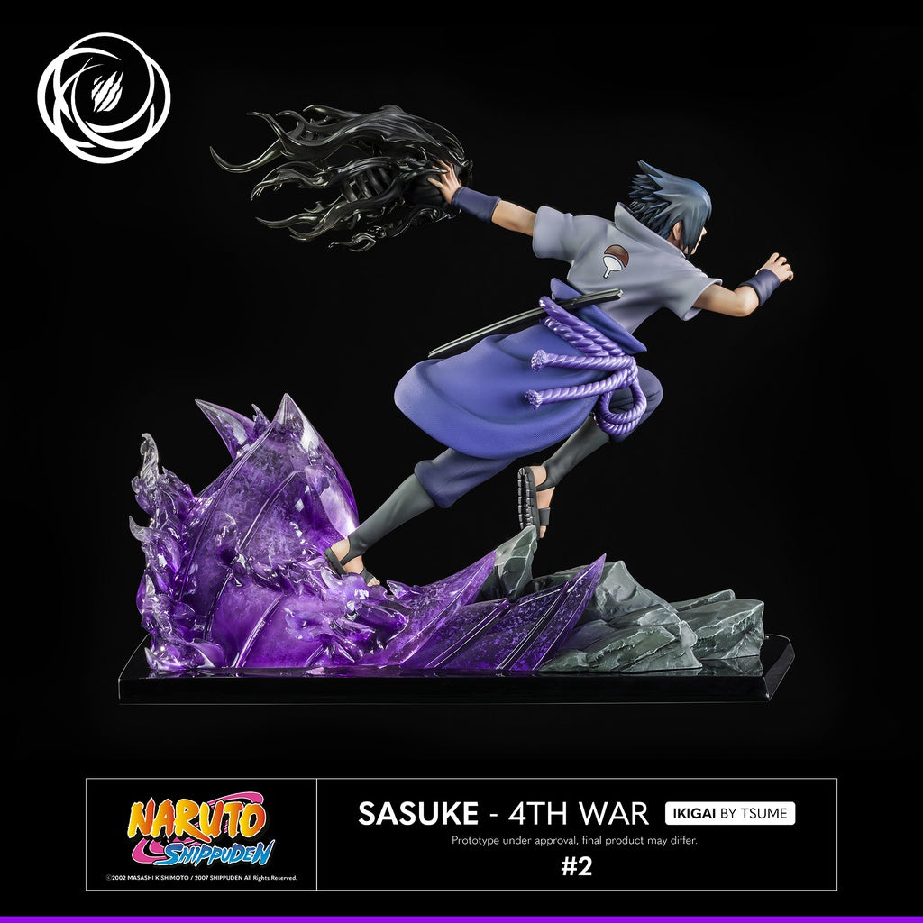 Sasuke Uchiha - Naruto Shippuden - Estatua Ikigai Tsume Art 1/6 (34.5cm) ⚡️