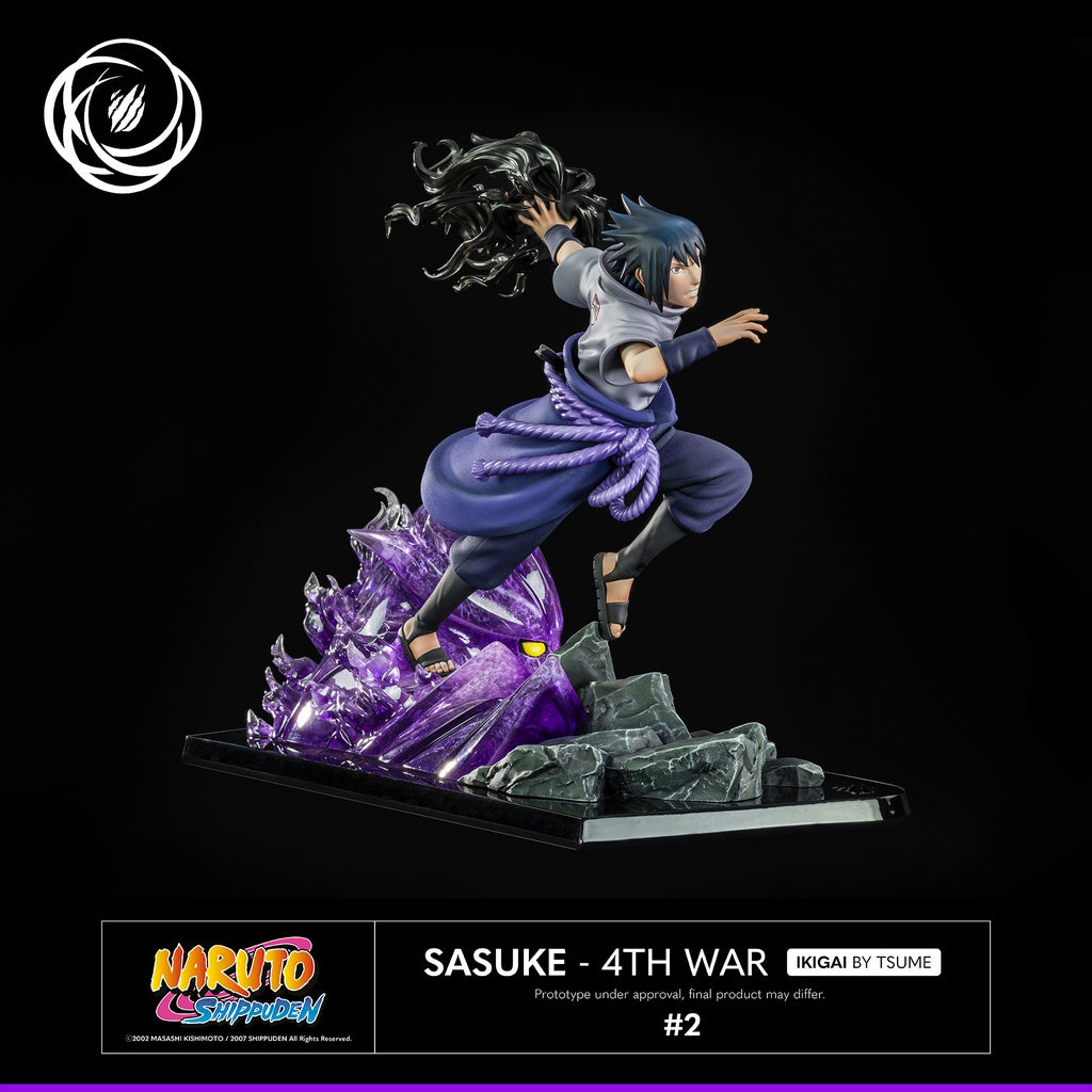 Sasuke Uchiha - Naruto Shippuden - Estatua Ikigai Tsume Art 1/6 (34.5cm) ⚡️