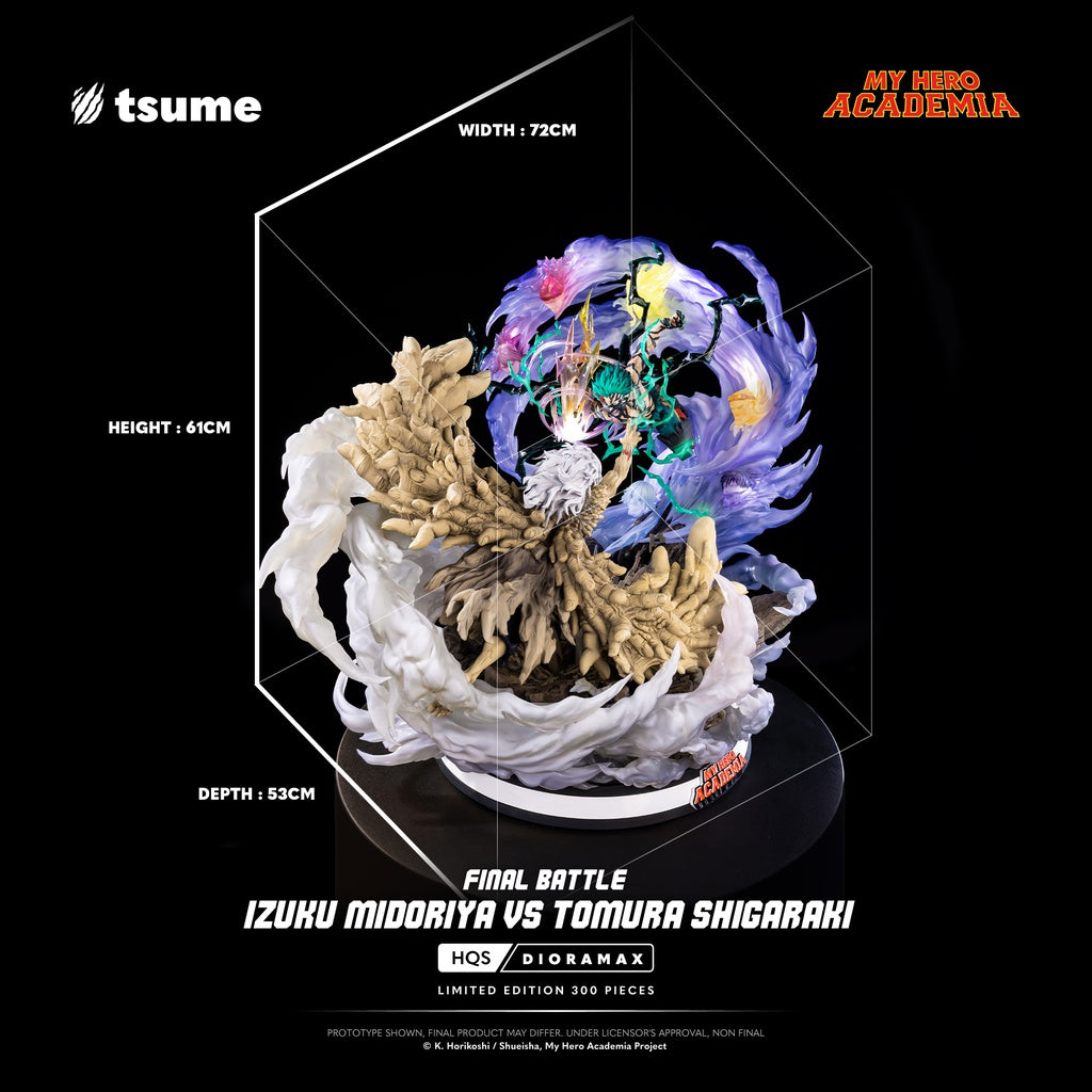 PREVENTA - [ÚLTIMA UNIDAD] MHA - Izuku Midoriya vs Tomura Shigaraki HQS Dioramax - Tsume Art