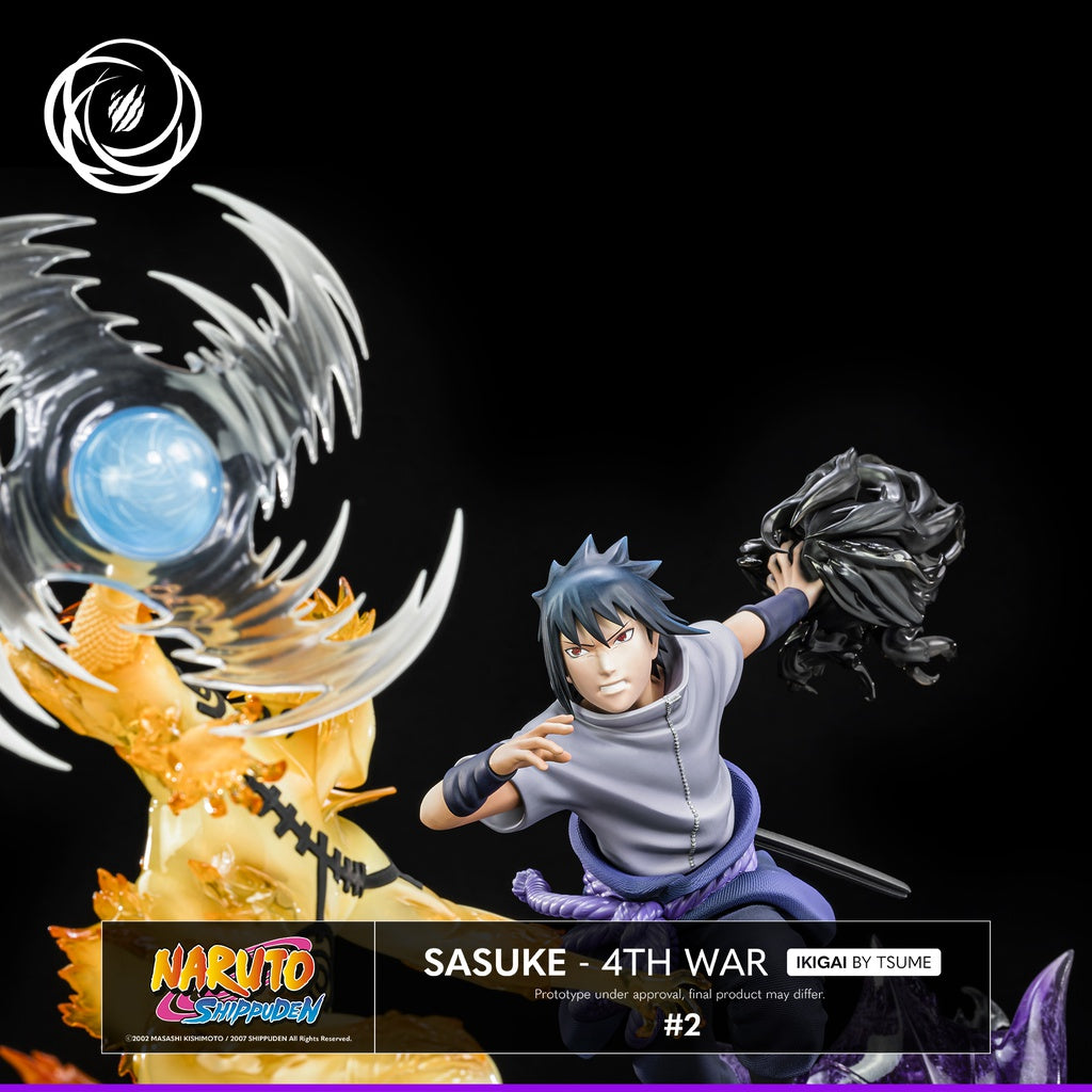 Sasuke Uchiha - Naruto Shippuden - Estatua Ikigai Tsume Art 1/6 (34.5cm) ⚡️