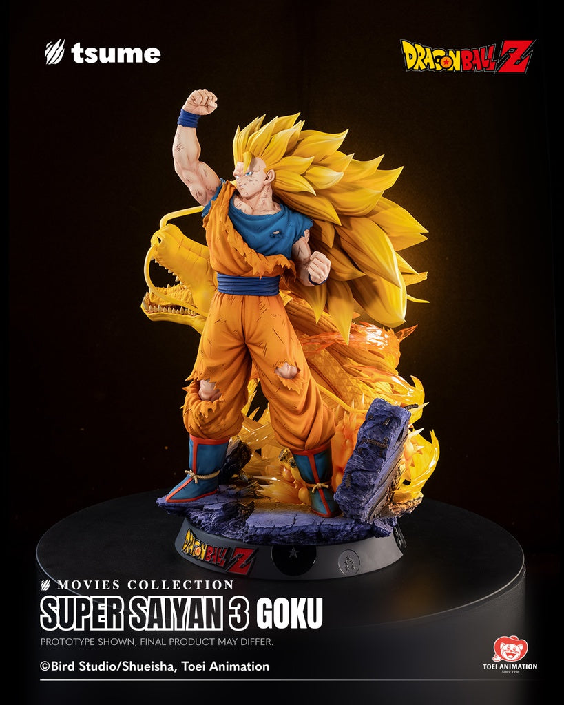 (Preordine) Son Goku SS3 Dragon Fist (Movies Collection) - DRAGON BALL Z - 57cm | Tsume Art