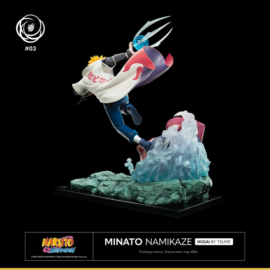 Minato Namikaze - Naruto Shippuden - Estatua Ikigai Tsume Art 1/6 (43.1cm) ⚡️🌀