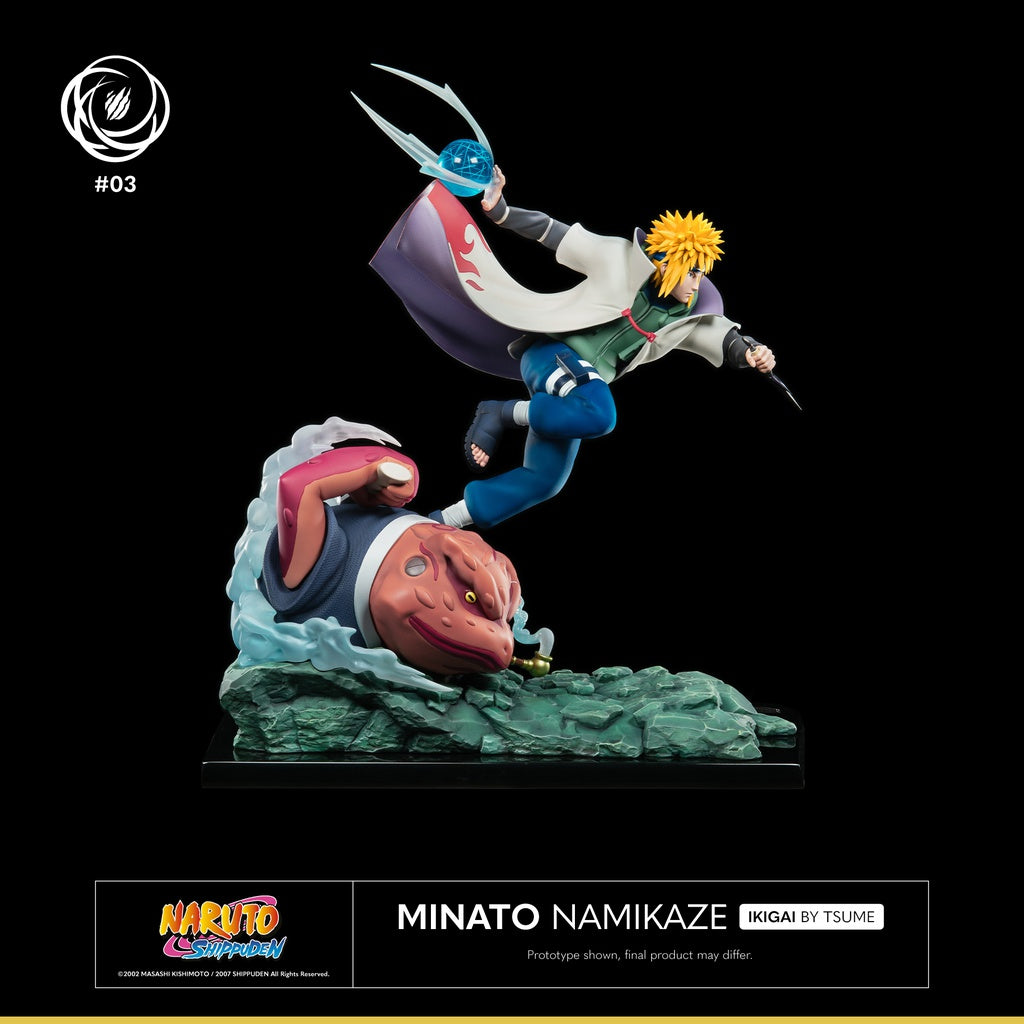 Minato Namikaze - Naruto Shippuden - Estatua Ikigai Tsume Art 1/6 (43.1cm) ⚡️🌀