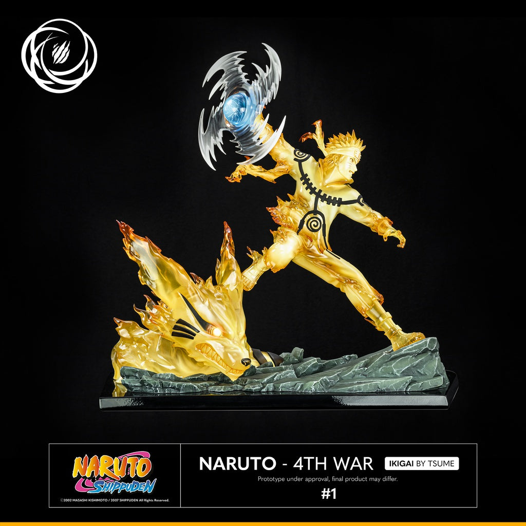 Naruto Uzumaki - Naruto Shippuden - Estatua Ikigai Tsume Art 1/6 (34cm)