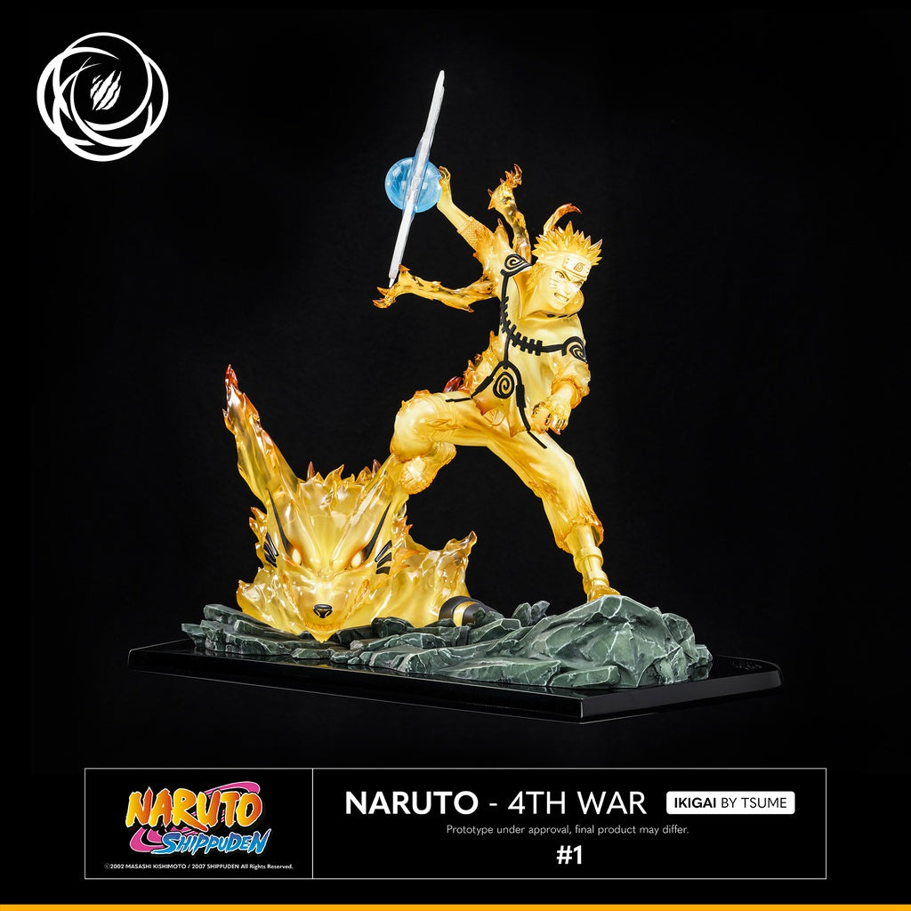 Naruto Uzumaki - Naruto Shippuden - Estatua Ikigai Tsume Art 1/6 (34cm)