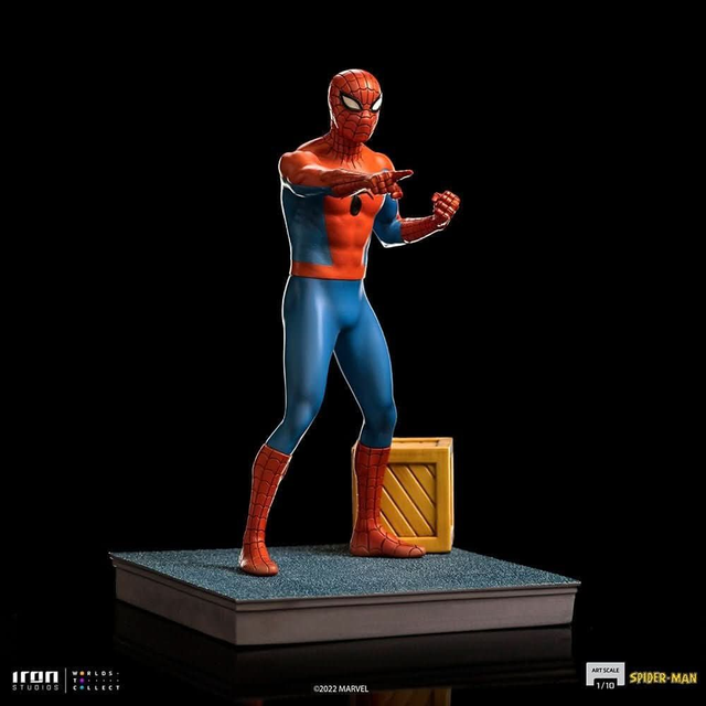 Spider-Man de los 60 - Spider-Man Animated Series - Art Scale 1/10 - Iron Studios (¡También en cuotas! 👇)