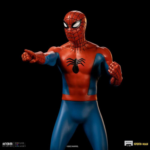 Spider-Man de los 60 - Spider-Man Animated Series - Art Scale 1/10 - Iron Studios (¡También en cuotas! 👇)