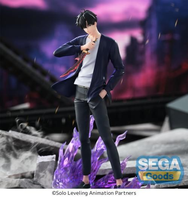 (Pre-order estimated delivery 06/2026) - Sung Jinwoo - SOLO LEVELING - Xross Link Figure 18cm 🗡️🌑