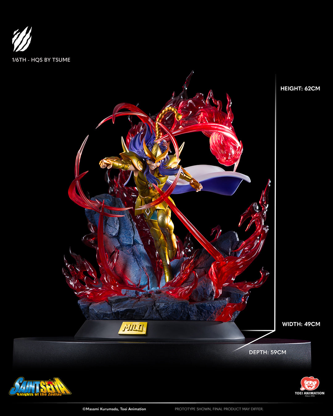 (Preordine) Scorpio Milo HQS (High Quality Statue) - SAINT SEIYA - Tsume Art
