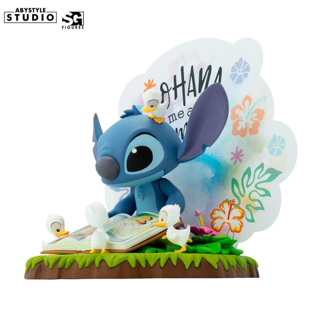 🌺Stitch "Ohana" (Lilo & Stitch) de ABYstyle: ¡la ternura y el caos en una sola y adorable figura!💖