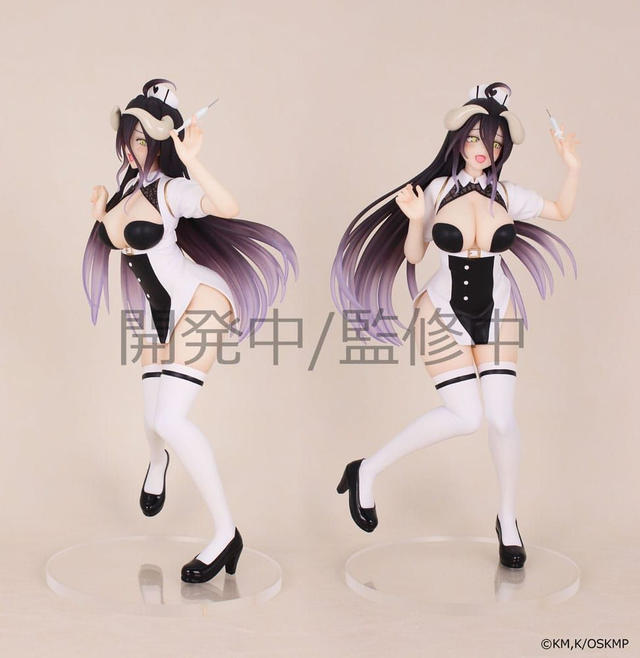 💉Albedo "Enfermera" - Estatua 18cm MIX FIG😈