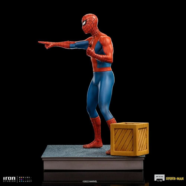 Spider-Man de los 60 - Spider-Man Animated Series - Art Scale 1/10 - Iron Studios (¡También en cuotas! 👇)