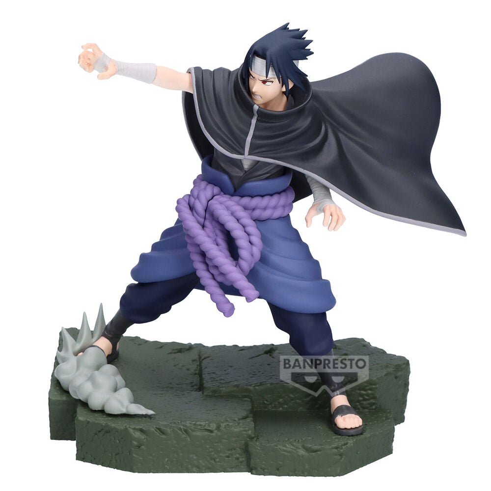 Sasuke Uchiha Combination Battle - NARUTO SHIPPUDEN - 15cm | Banpresto