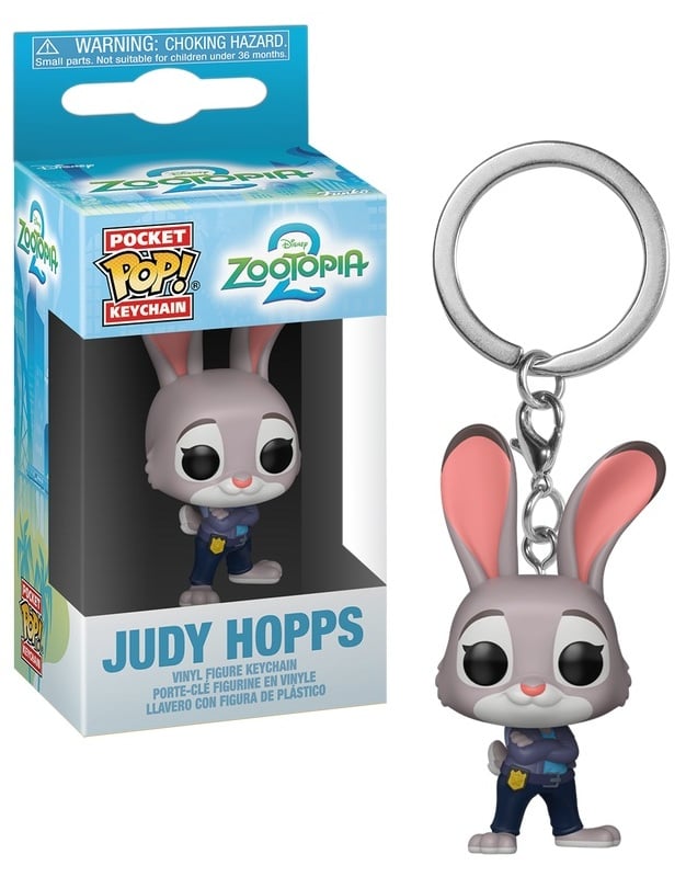Judy Hopps - Zootopia 2 - Pocket Pop Keychain 4cm 🐰🚓