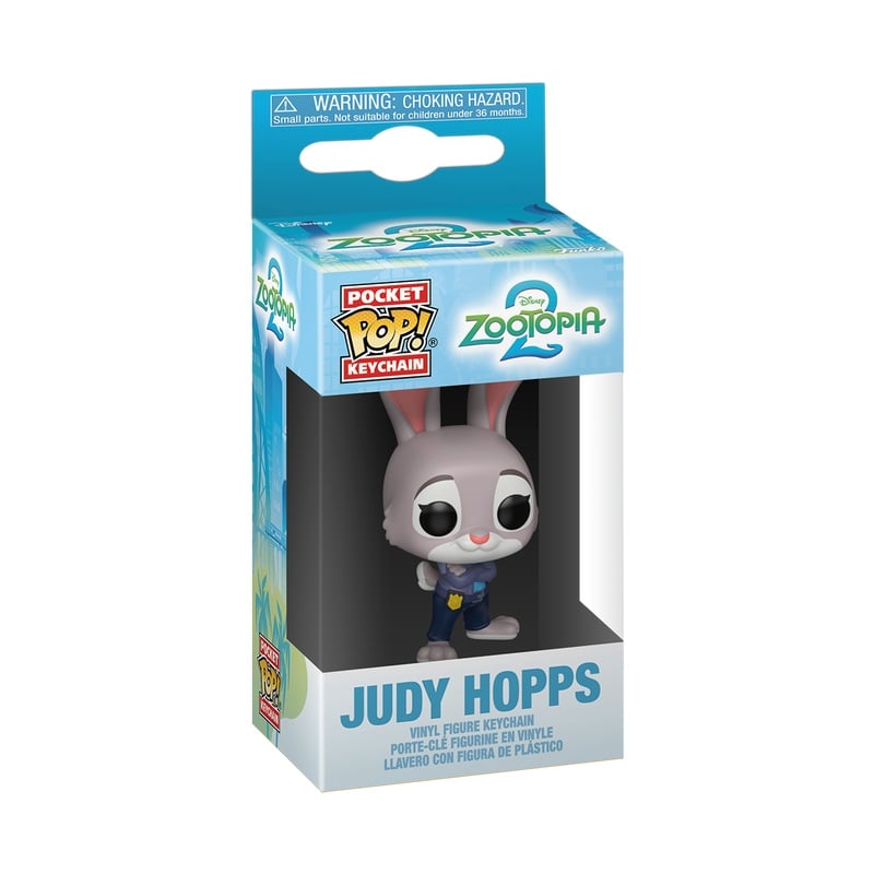 Judy Hopps - Zootopia 2 - Llavero Pocket Pop 4cm 🐰🚓