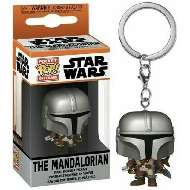 The Mandalorian - Star Wars - Llavero Pocket Pop! 4cm 🪐🛡️