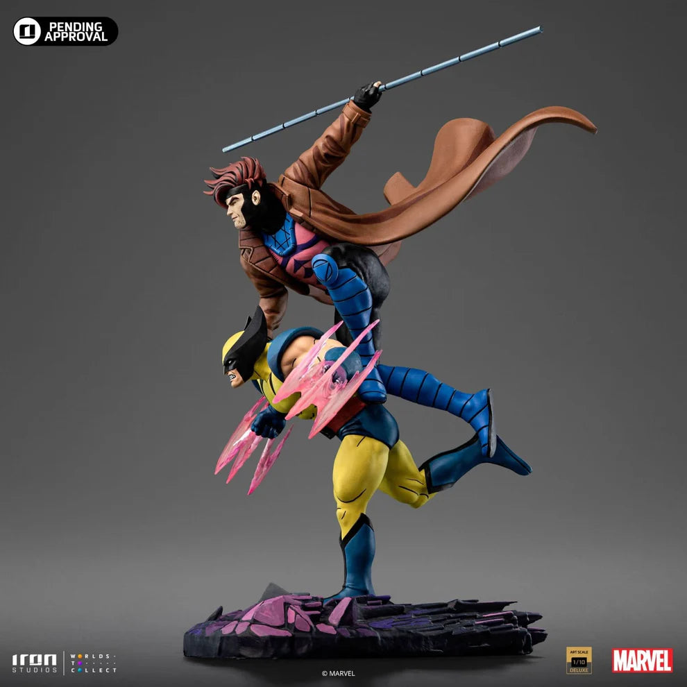 Gámbito y Lobezno - X-MEN '97 - Art Scale 1/10 - Iron Studios