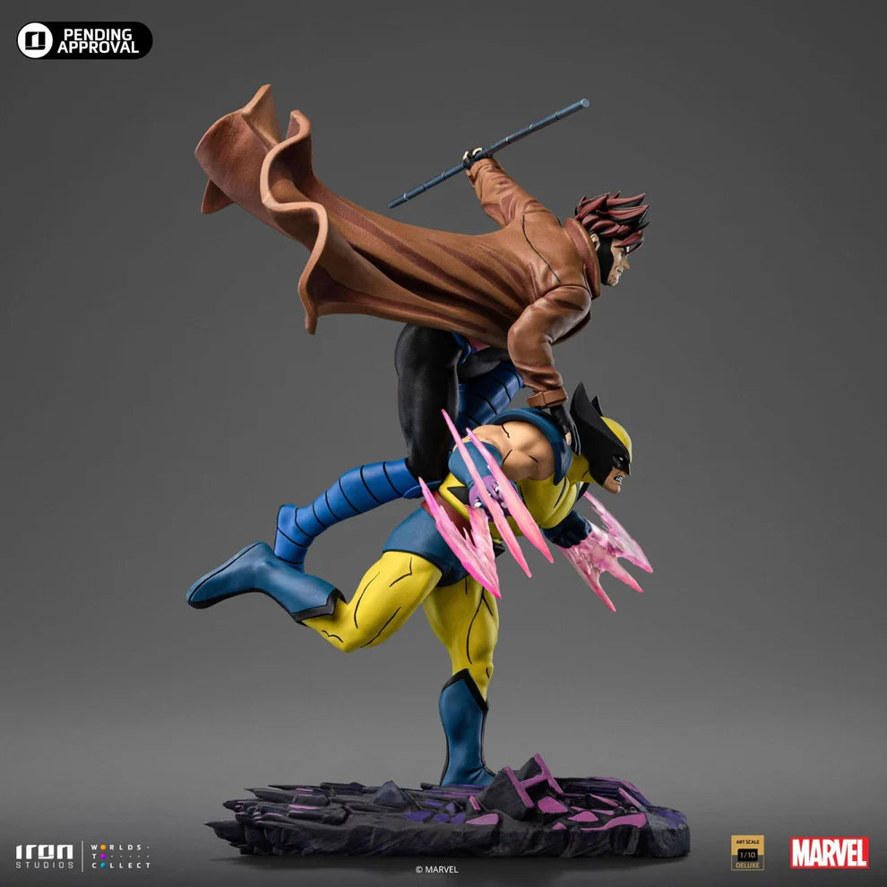 Gámbito y Lobezno - X-MEN '97 - Art Scale 1/10 - Iron Studios