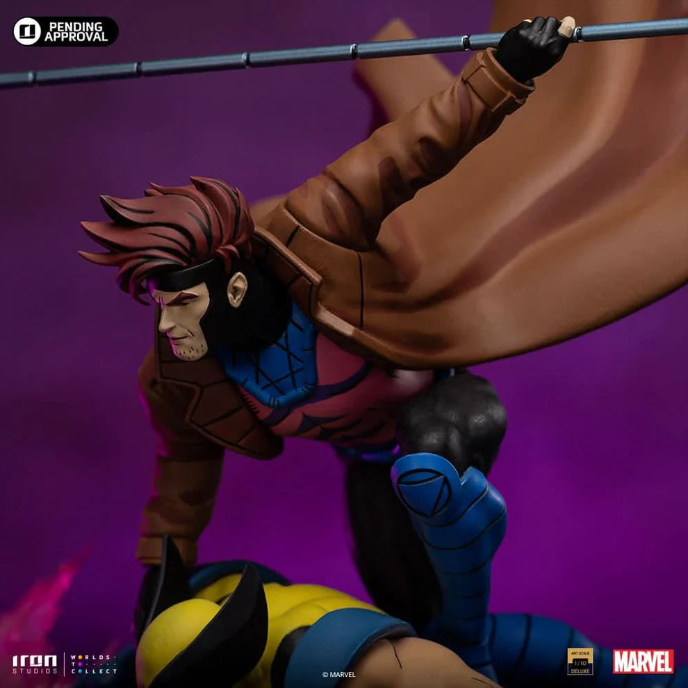 Gámbito y Lobezno - X-MEN '97 - Art Scale 1/10 - Iron Studios