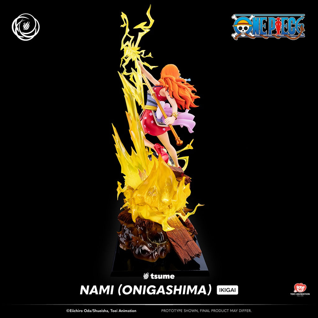 (Pre-order estimated delivery: Q2-Q3 2026!) Nami (Onigashima) - One Piece - Ikigai Tsume Art 1/6 Scale Statue (47cm)⚡️🍊(Installment payments available! 👇)