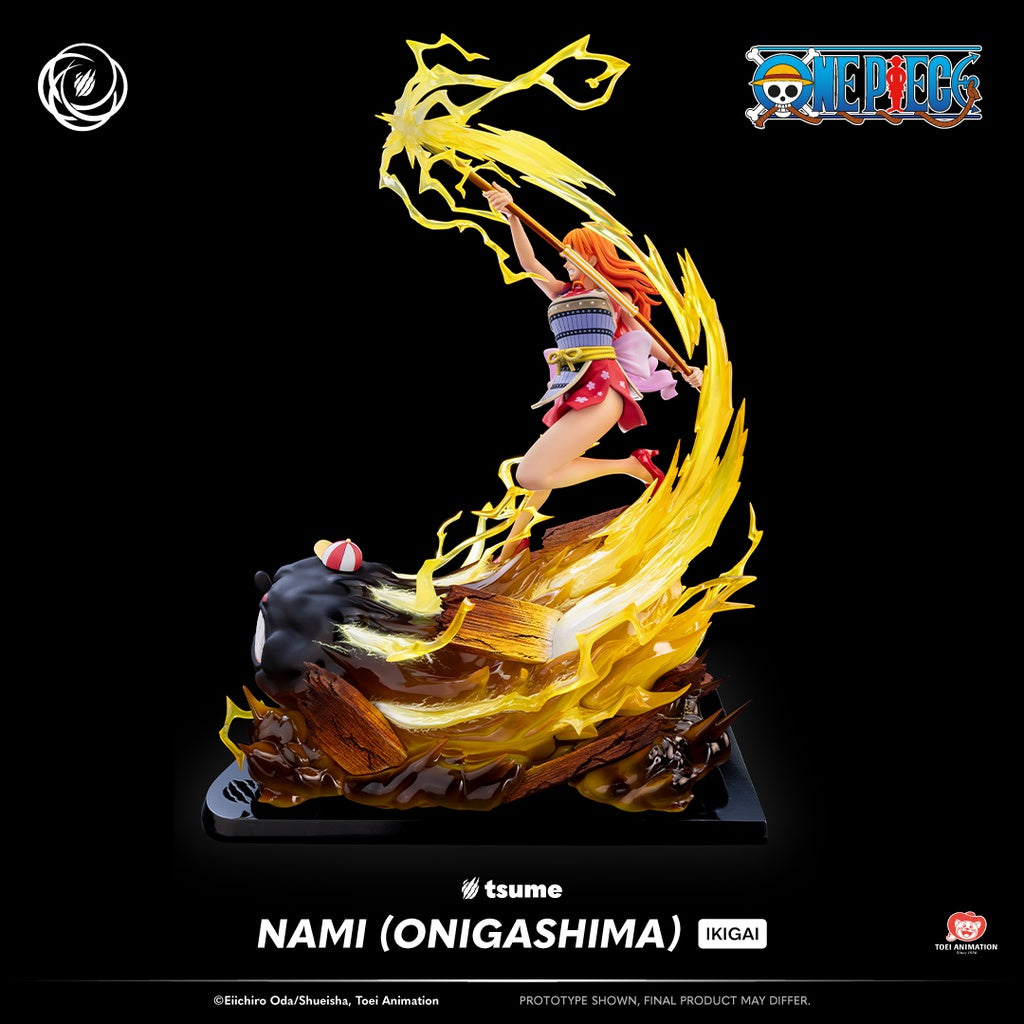 (Pre-order estimated delivery: Q2-Q3 2026!) Nami (Onigashima) - One Piece - Ikigai Tsume Art 1/6 Scale Statue (47cm)⚡️🍊(Installment payments available! 👇)