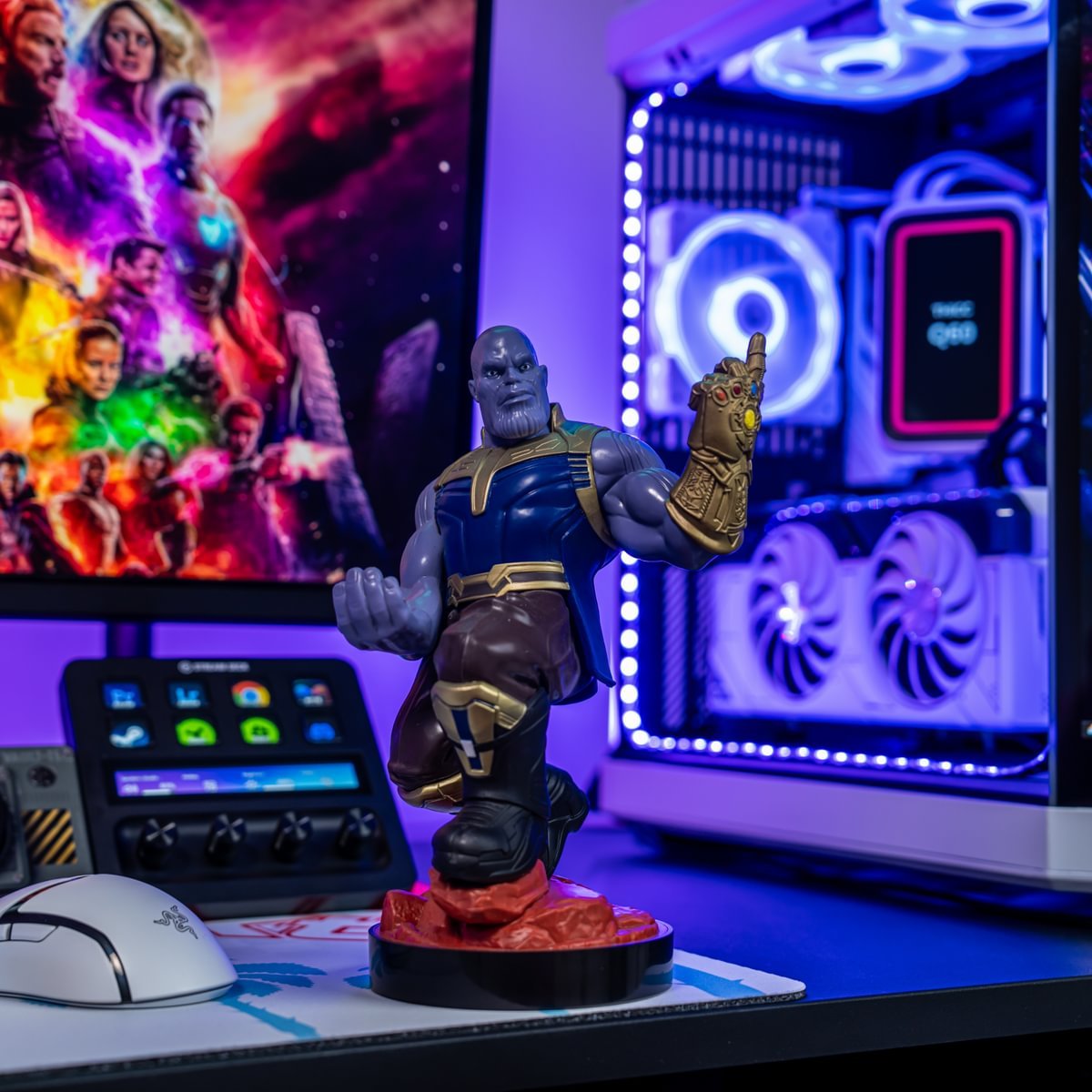 Thanos - Soporte para Mando y Teléfono – 20cm 😈 InfinityGauntlet