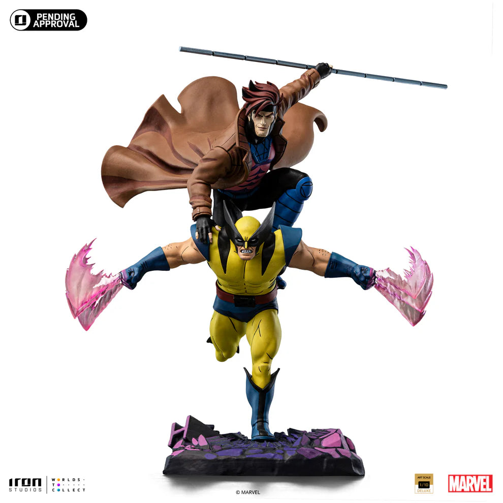 Gámbito y Lobezno - X-MEN '97 - Art Scale 1/10 - Iron Studios