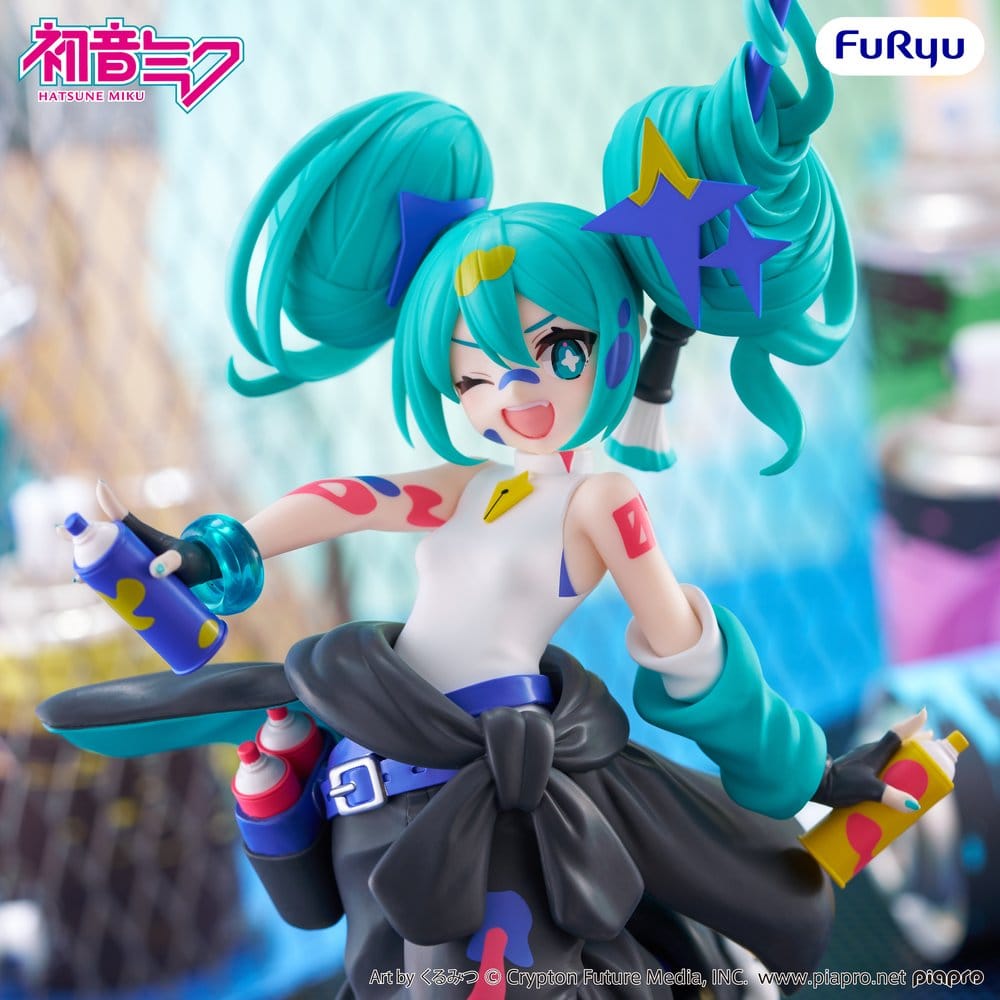 (preorder) Hatsune Miku (Paint Girl Another Color Ver.) - MUCHUTE - 23cm | FuRyu