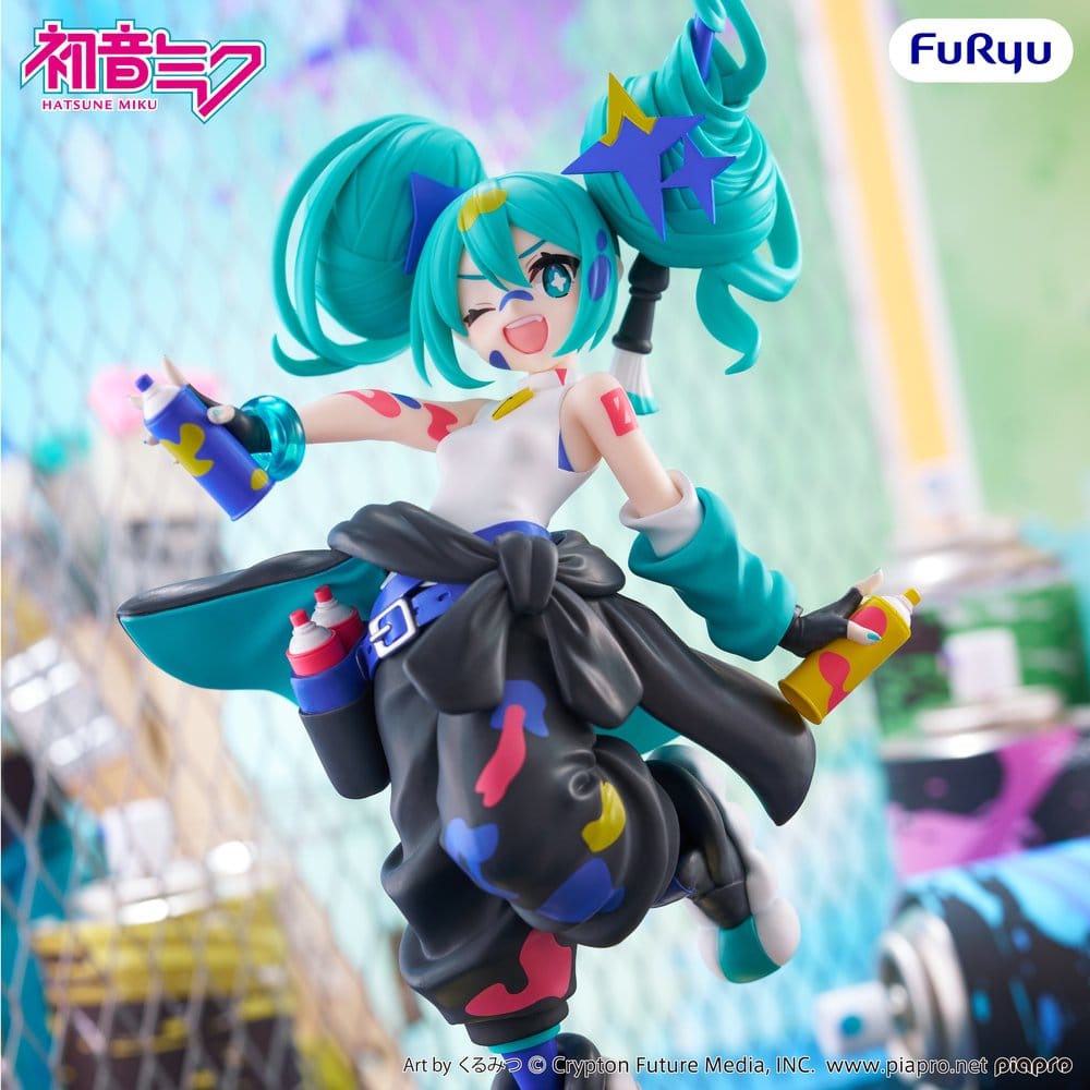 (preorder) Hatsune Miku (Paint Girl Another Color Ver.) - MUCHUTE - 23cm | FuRyu