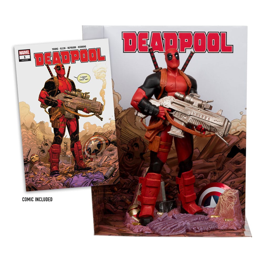 Deadpool #1 - MARVEL COLLECTION - Escala 1/6 27cm | McFarlane Toys