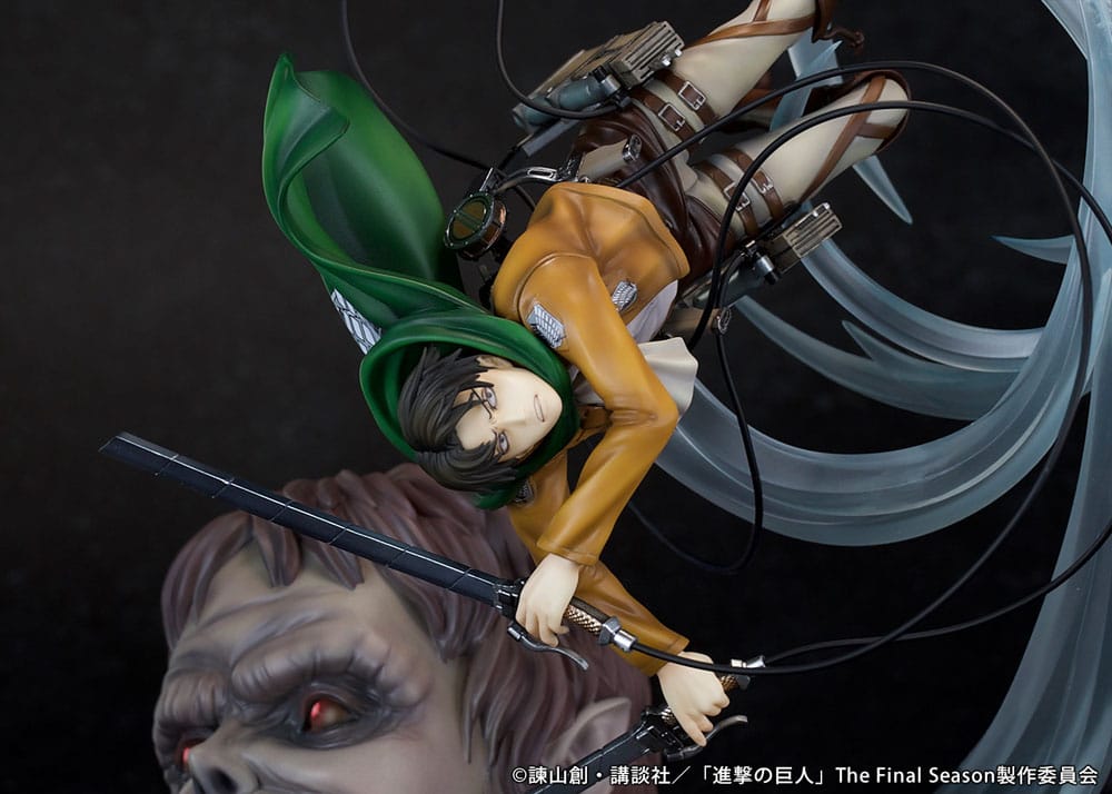 (Pre-orden) Levi vs Titán Bestia Ver. - ATTACK ON TITAN - 1/7 28cm | PROOF Escultor Rokkon - ¡BAJO PEDIDO!