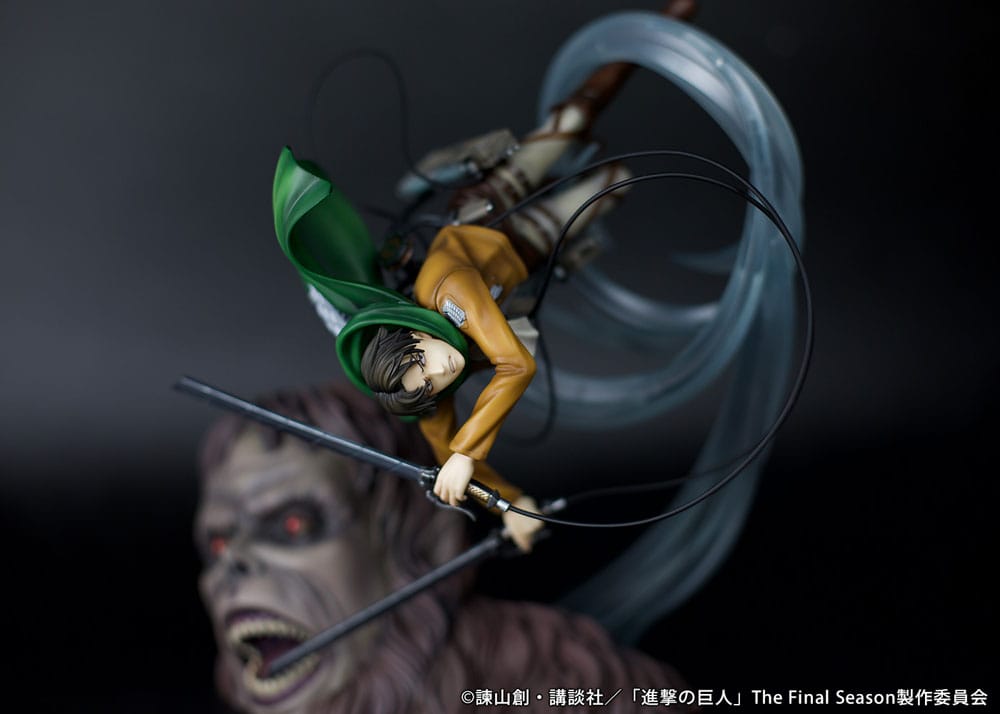 (Pre-order) Levi vs Beast Titan Ver. - ATTACK ON TITAN - 1/7 28cm | PROOF Sculptor Rokkon - ON DEMAND!