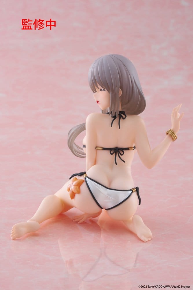 (Preorden) Tsuki Uzaki (Ver. Traje de baño) - UZAKI-CHAN WANTS TO HANG OUT! - Desktop Cute 13cm | Taito