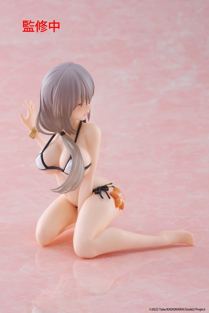 (Preordine) Tsuki Uzaki (Swimwear Ver.) - UZAKI-CHAN WANTS TO HANG OUT! - Desktop Cute 13cm | Taito
