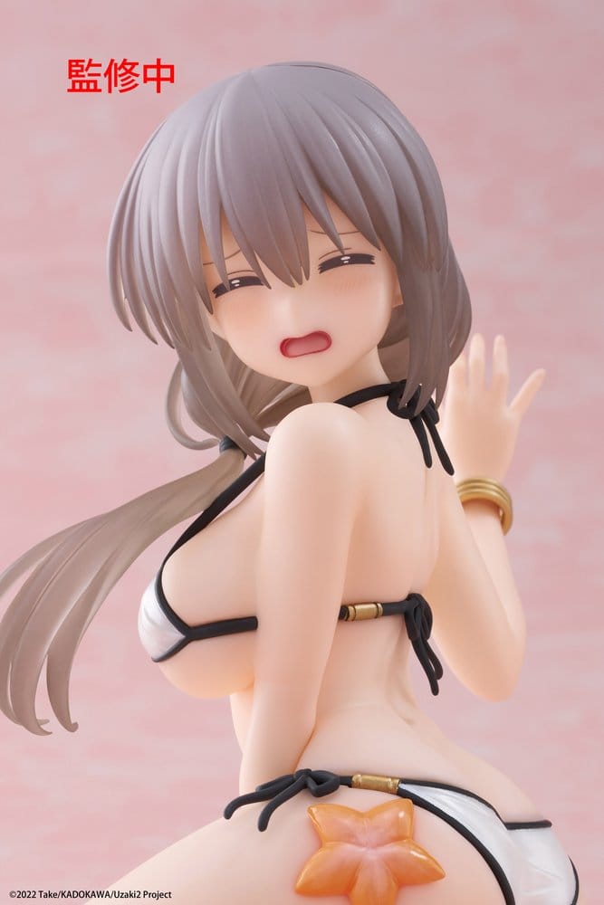 (Preorden) Tsuki Uzaki (Ver. Traje de baño) - UZAKI-CHAN WANTS TO HANG OUT! - Desktop Cute 13cm | Taito